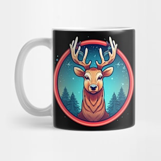 Deer in Ornament, Love Deers Mug